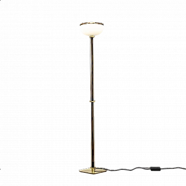 Tolboi floor lamp in glass and metal for Venini, 1985