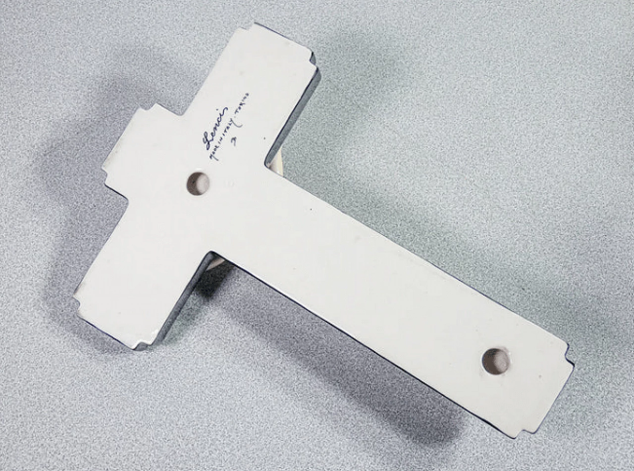 Crocifisso in ceramica di Maria Balossi per Lenci, anni '30 7