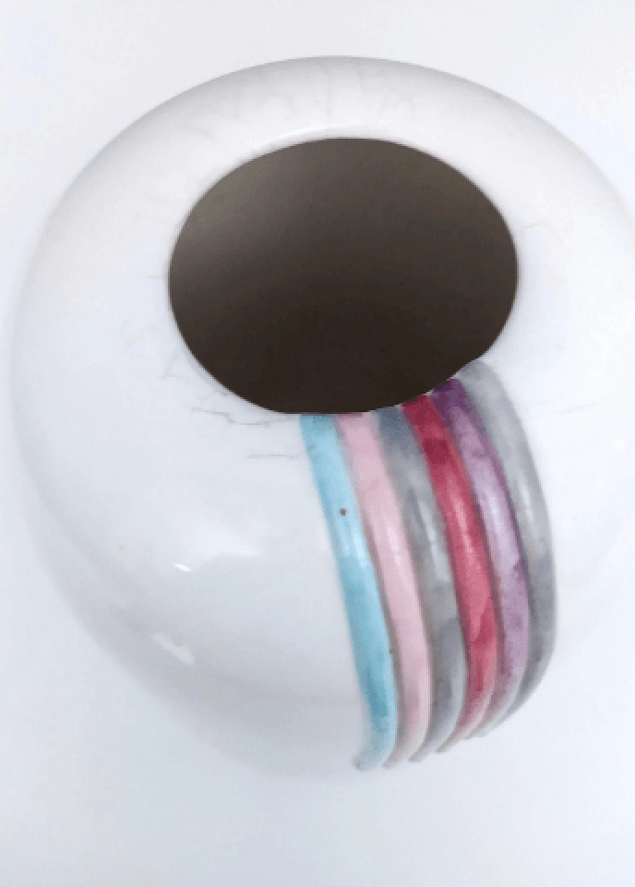 Vaso in ceramica di Ambrogio Pozzi per Michielotto, anni '80 6