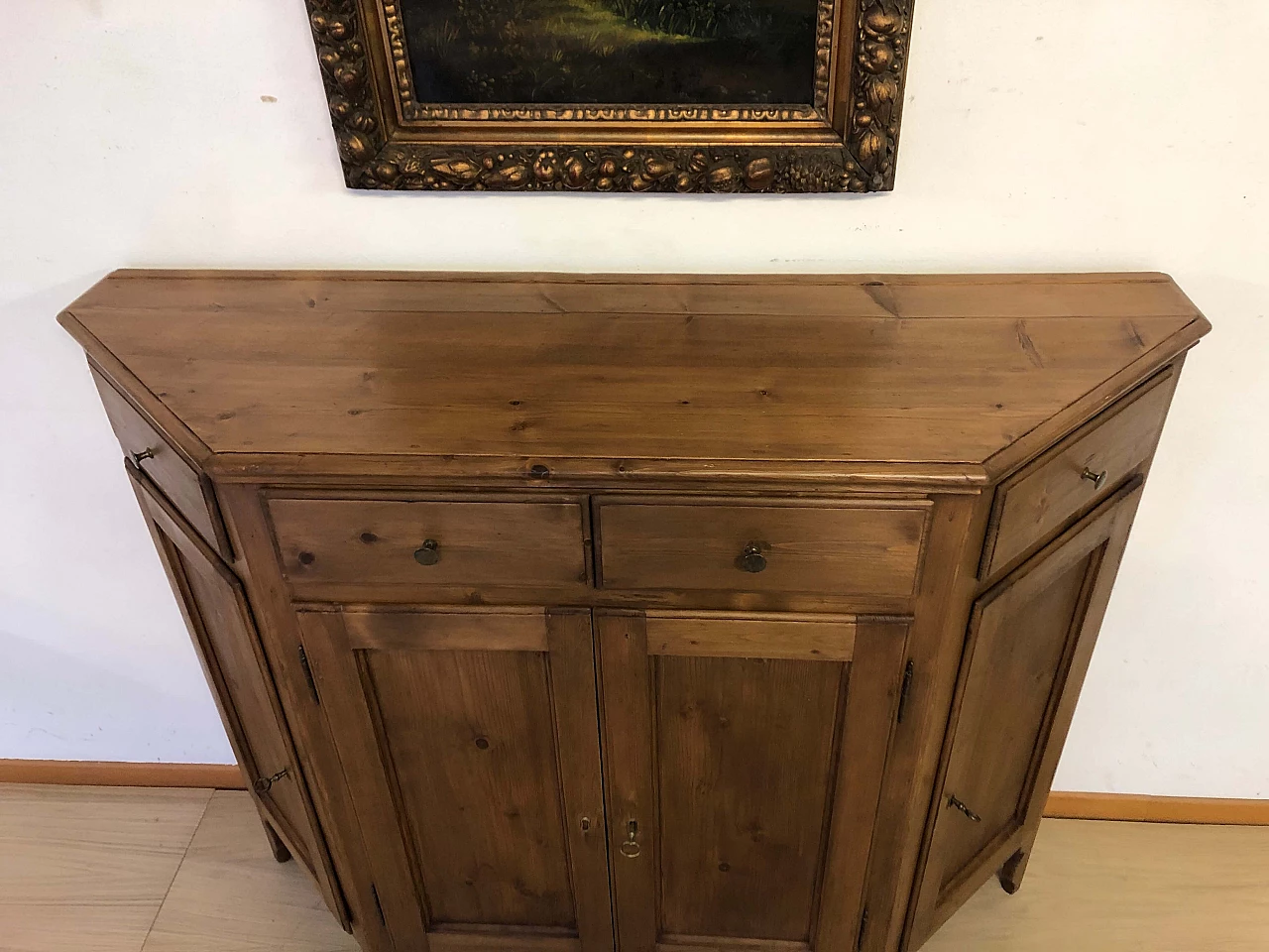 Spruce notched sideboard, late 19th century 5