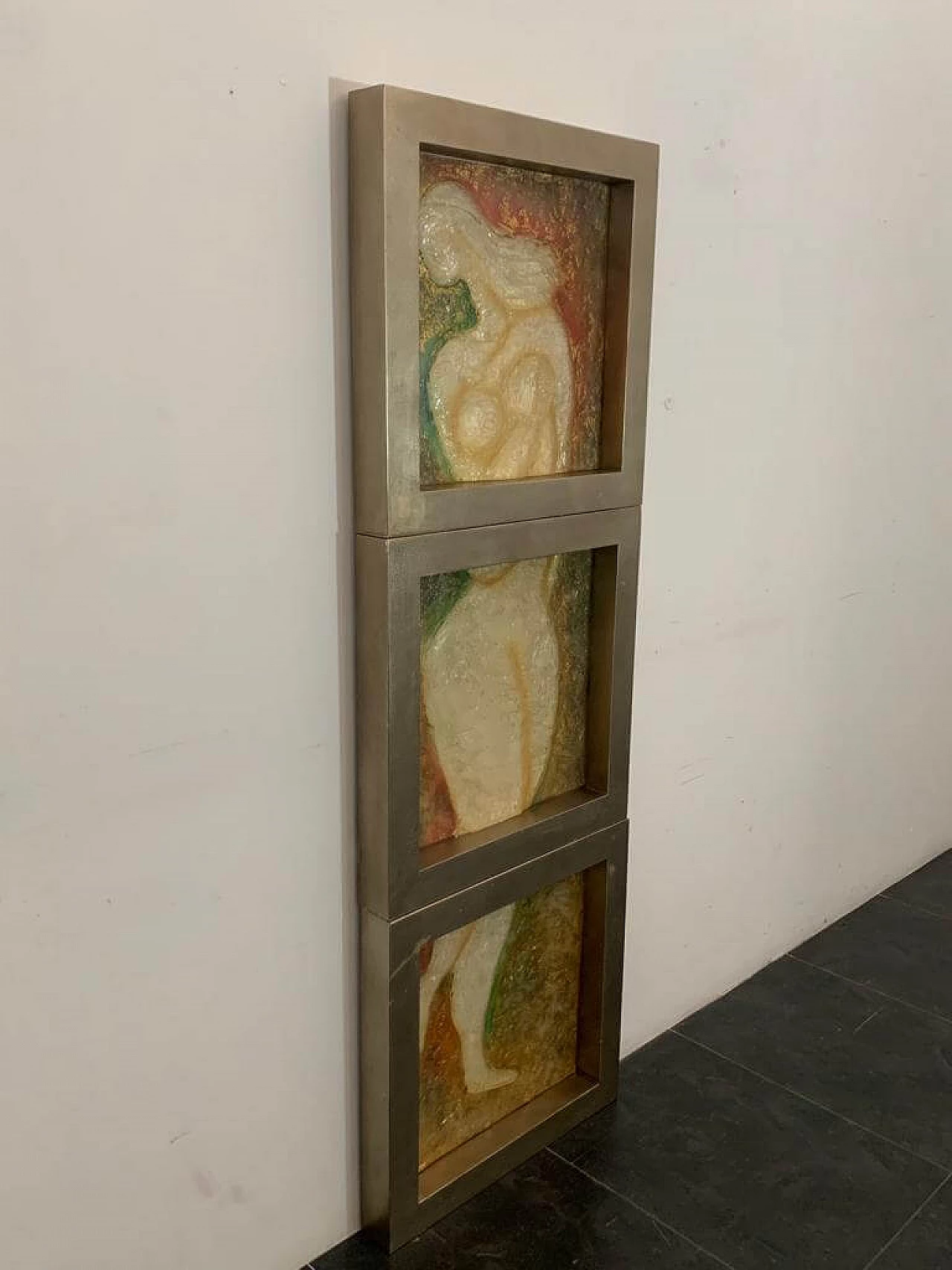 3 Panels in sculpted resin by Lam Lee Group, 1990s 4