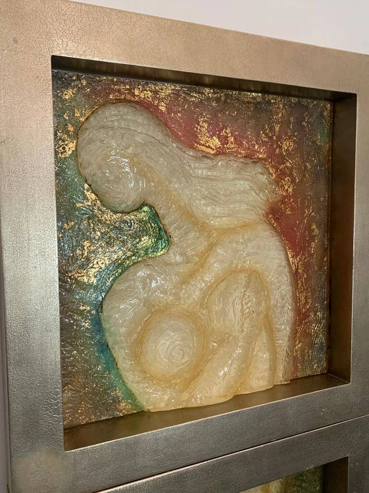 3 Panels in sculpted resin by Lam Lee Group, 1990s 5