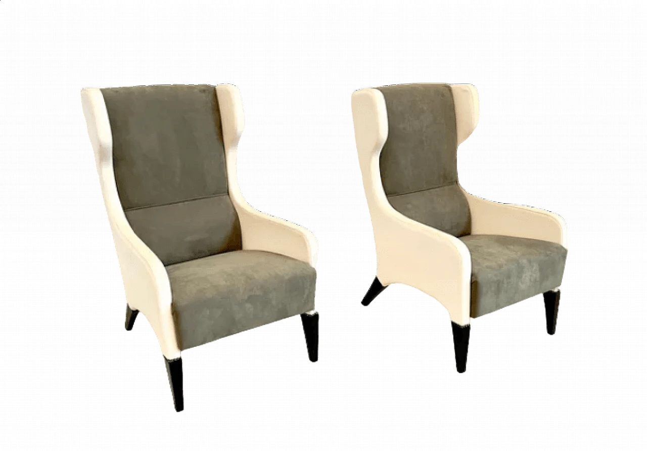Pair of armchairs by Gio Ponti for Cassina, 1960s 6