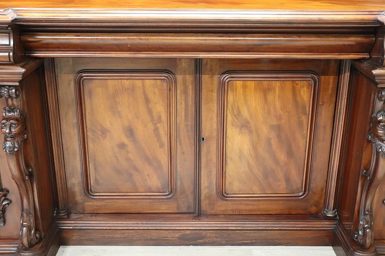 Mahogany sideboard with carvings, early 20th century 3