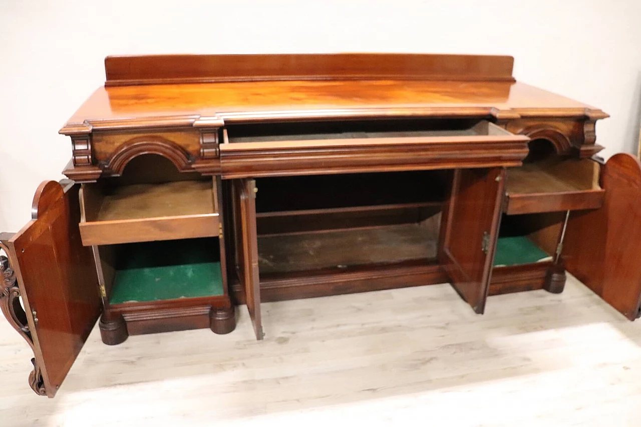 Mahogany sideboard with carvings, early 20th century 6