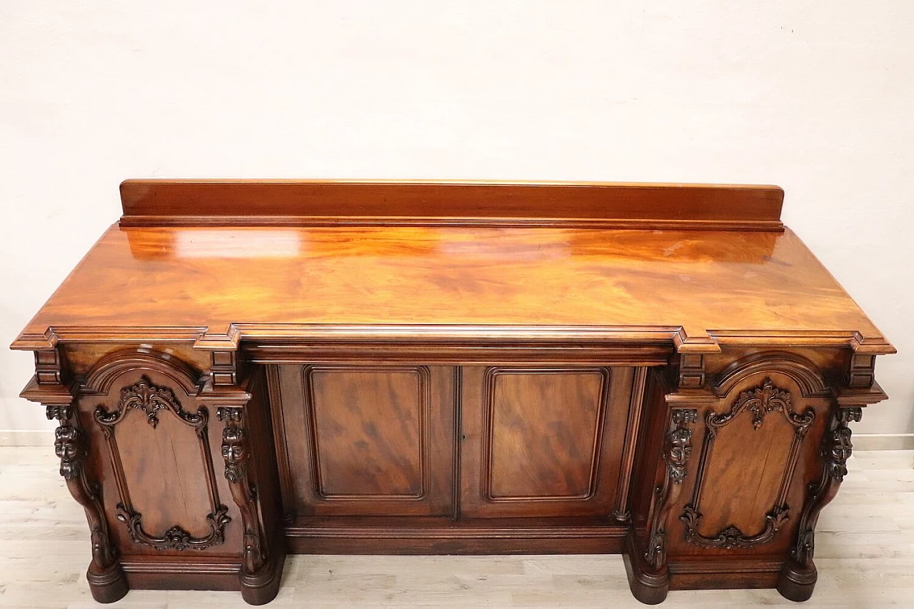 Mahogany sideboard with carvings, early 20th century 11