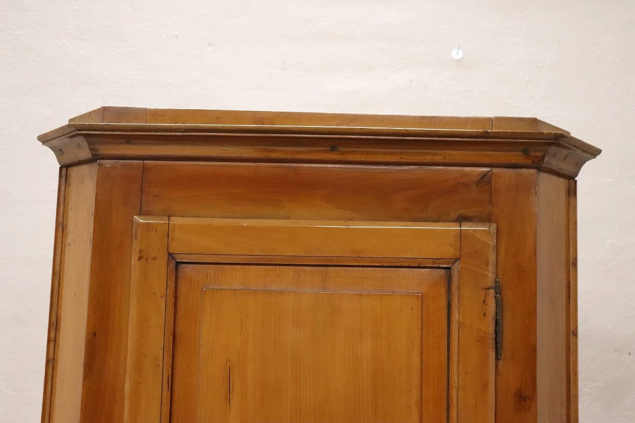 Solid walnut corner cabinet, late 19th century 2