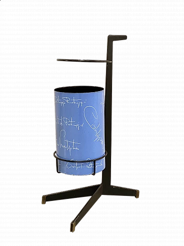 Portaombrelli in ottone e smalto per Siva Poggibonsi, anni '50