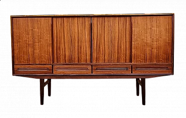 Credenza in palissandro con vano bar, anni '60
