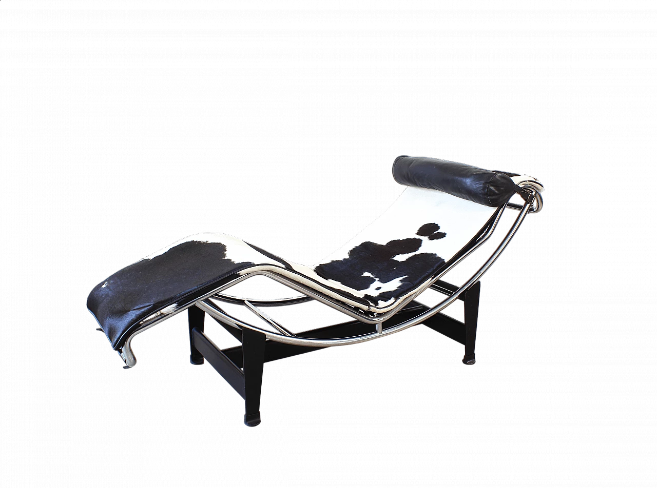 Chaise longue Lc4 di Le Corbusier e Charlotte Perriand per Cassina, anni '60 9