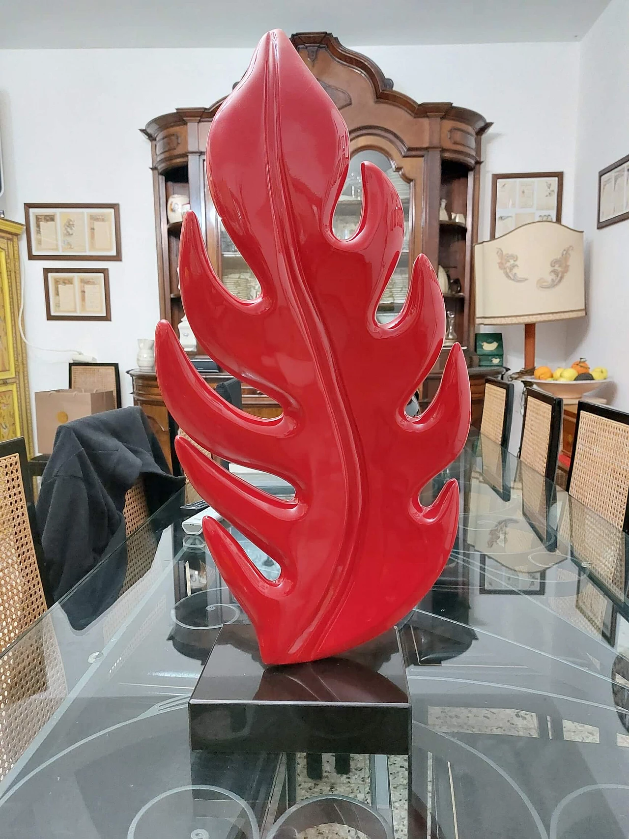 Sculpture Fire by Martinez, fibreglass, 1970s 2