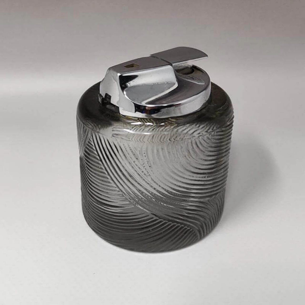 Crystal table lighter by Sergio Asti for Arnolfo di Cambio, 1970s 4