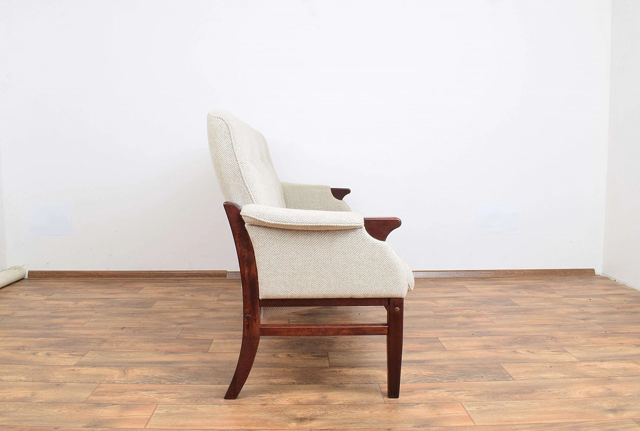 Danish mahogany-stained beech sofa, 1970s 4