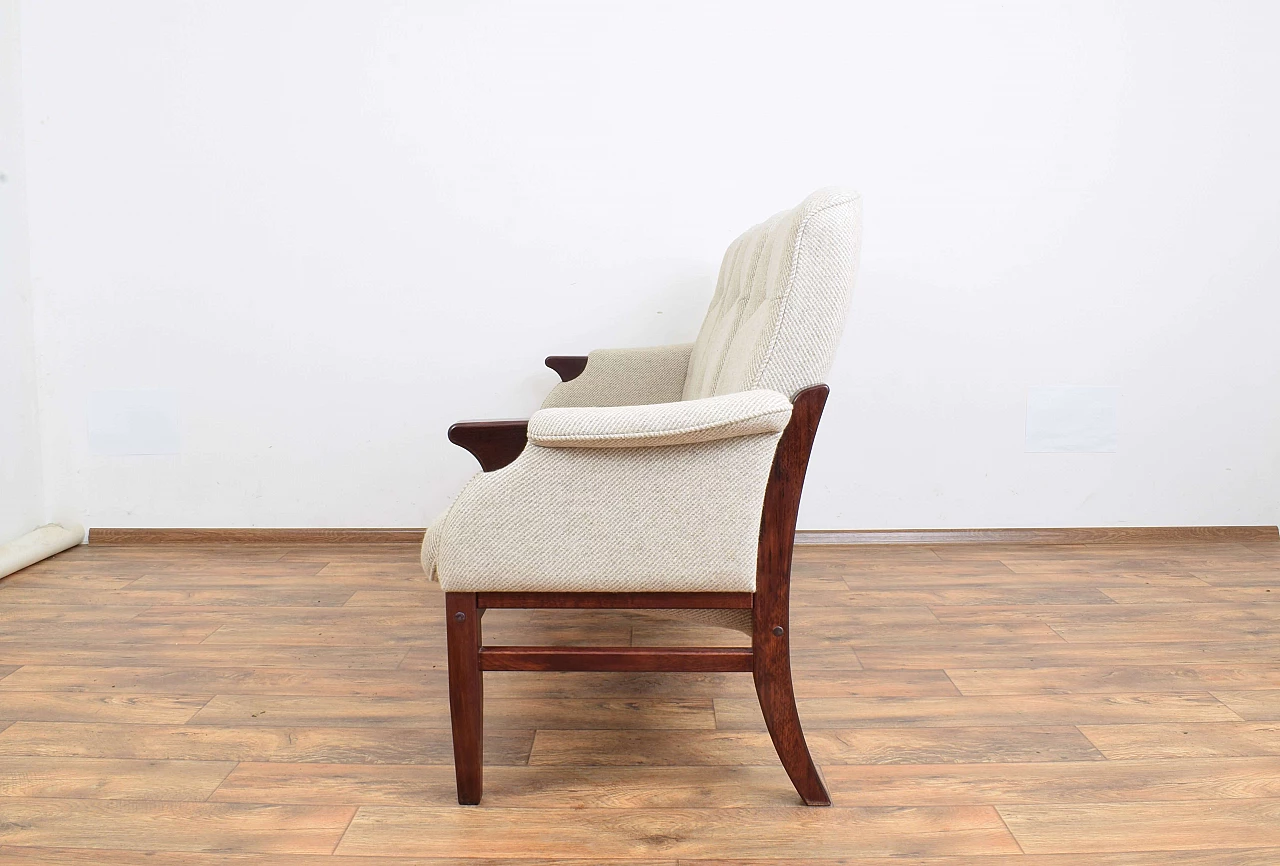 Danish mahogany-stained beech sofa, 1970s 5