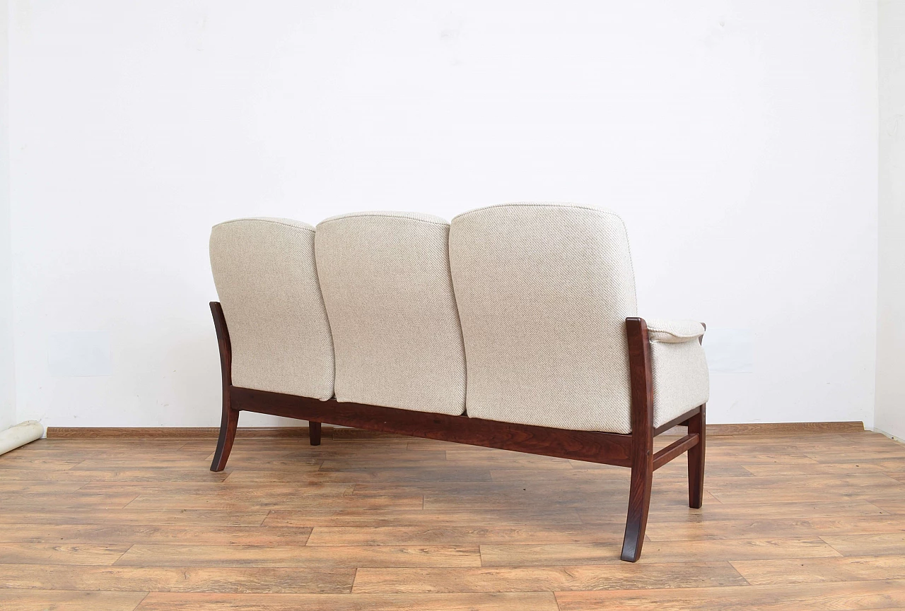 Danish mahogany-stained beech sofa, 1970s 6