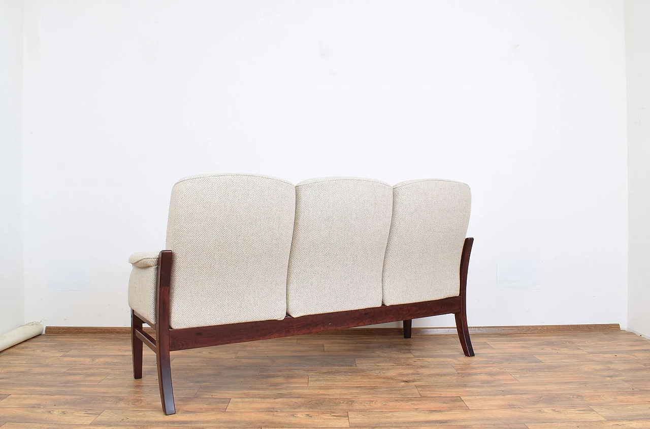 Danish mahogany-stained beech sofa, 1970s 7