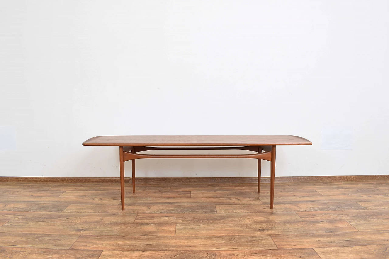 Teak coffee table by Tove Kindt-Larsen for France & Søn, 1960s 1