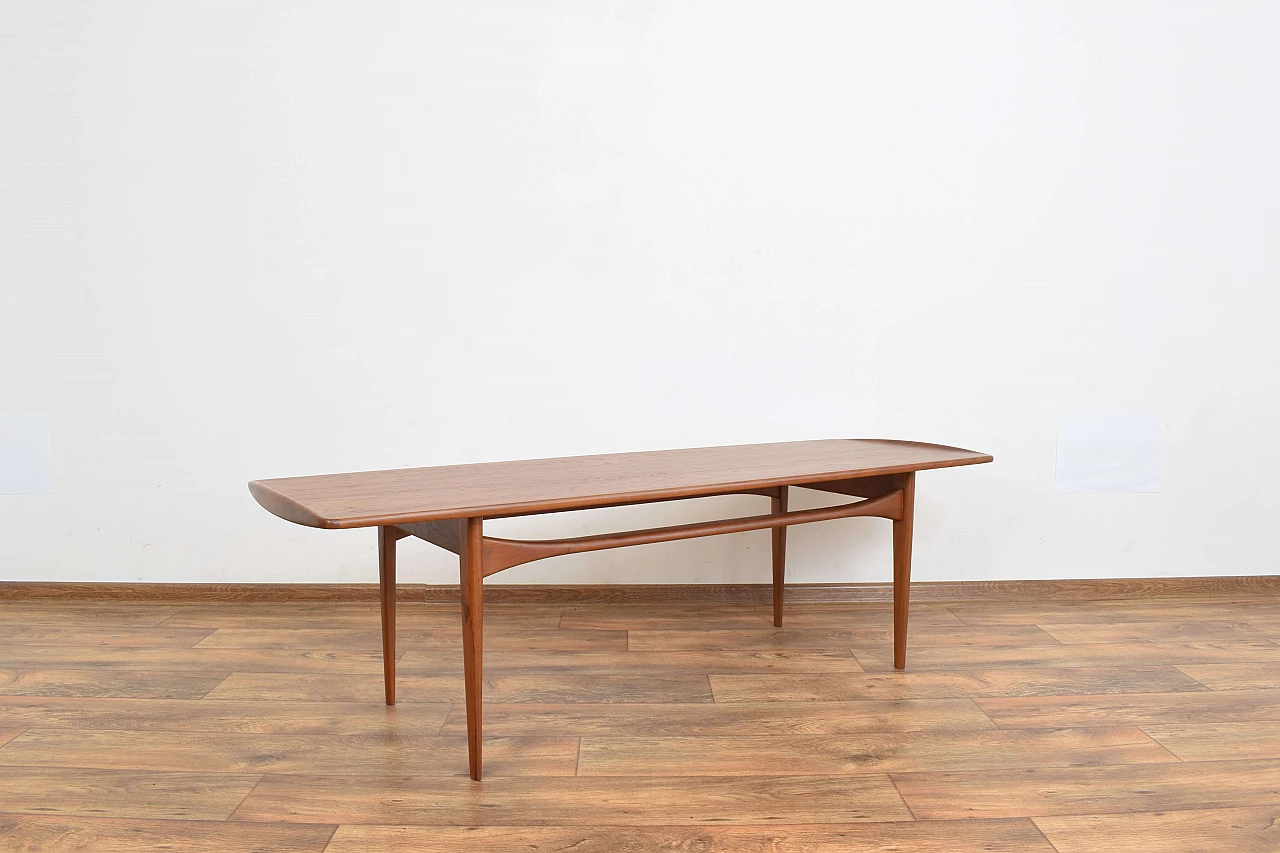 Teak coffee table by Tove Kindt-Larsen for France & Søn, 1960s 2