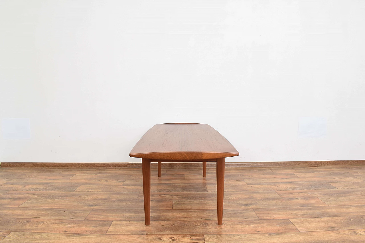 Teak coffee table by Tove Kindt-Larsen for France & Søn, 1960s 6