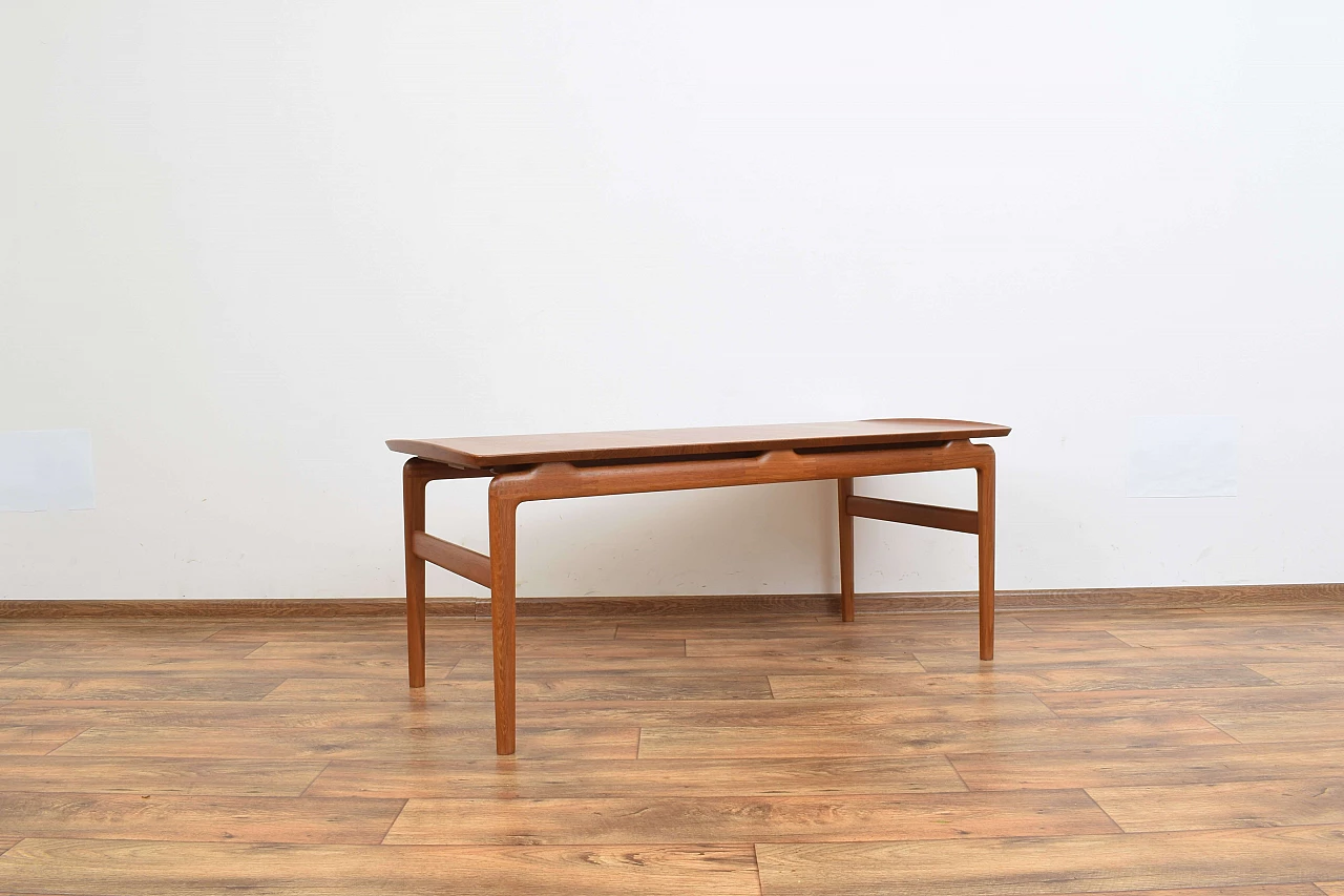 Coffee table 640 by Peter Hvidt and Orla Mølgaard-Nielsen for France & Søn, 1950s 5