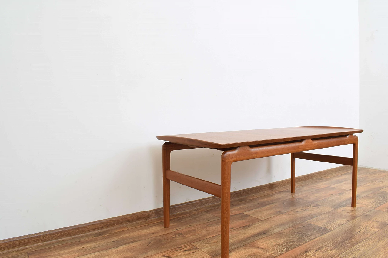 Coffee table 640 by Peter Hvidt and Orla Mølgaard-Nielsen for France & Søn, 1950s 9