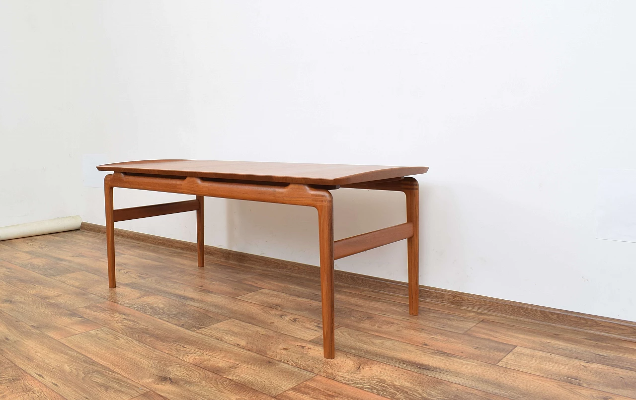 Coffee table 640 by Peter Hvidt and Orla Mølgaard-Nielsen for France & Søn, 1950s 10