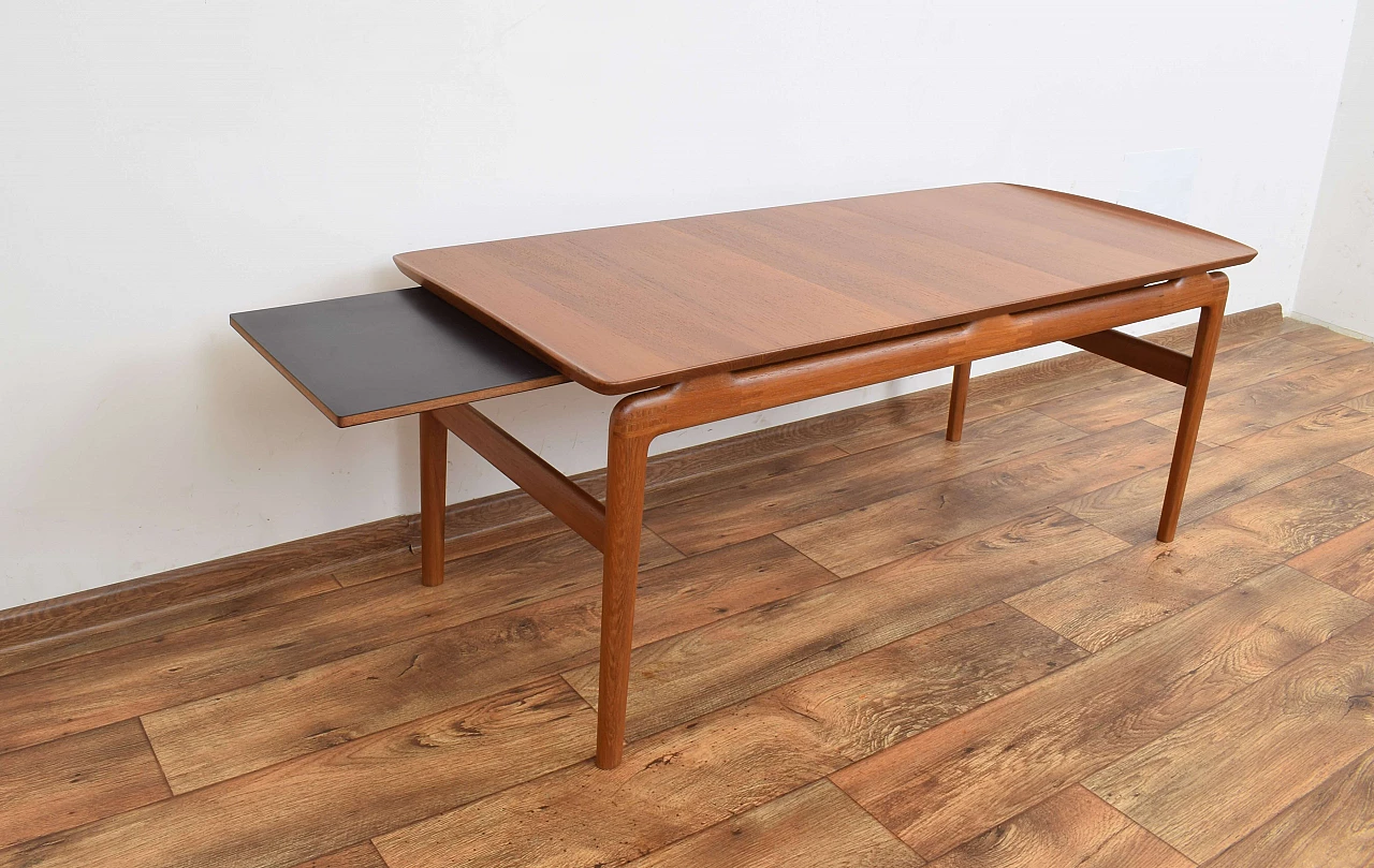 Coffee table 640 by Peter Hvidt and Orla Mølgaard-Nielsen for France & Søn, 1950s 15
