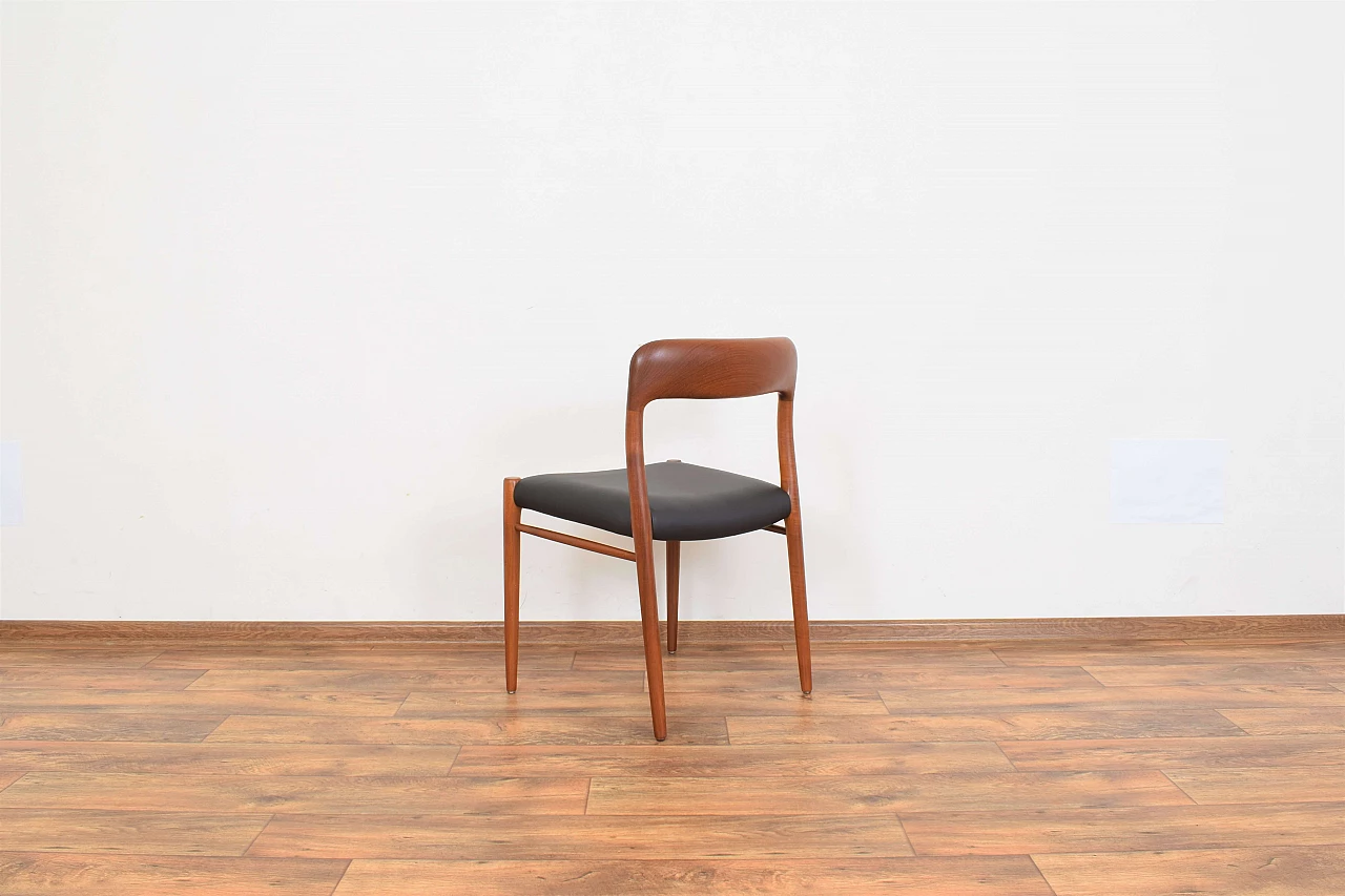 4 Chairs 75 by Niels Otto Møller for J.L. Møllers, 1960s 9