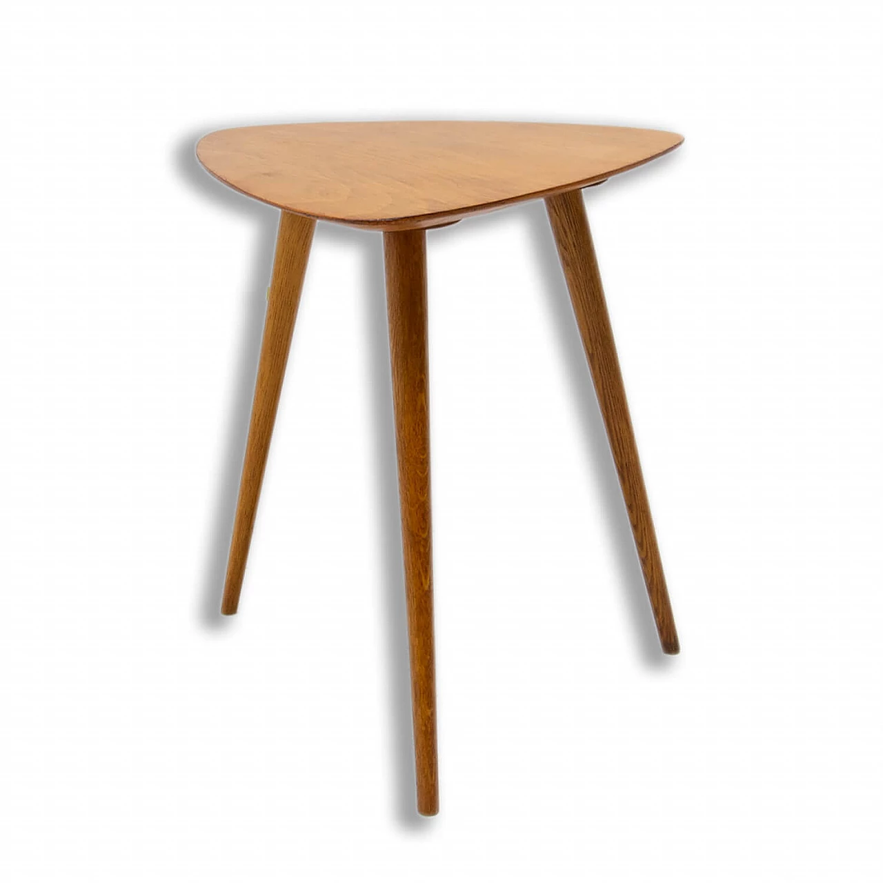 Beech tripod stool, 1960s 1