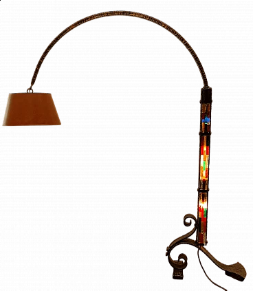 Arched floor lamp for Poliarte, 1970s