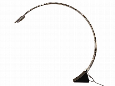 Steel and cast iron arched floor lamp by Goffredo Reggiani, 1970s