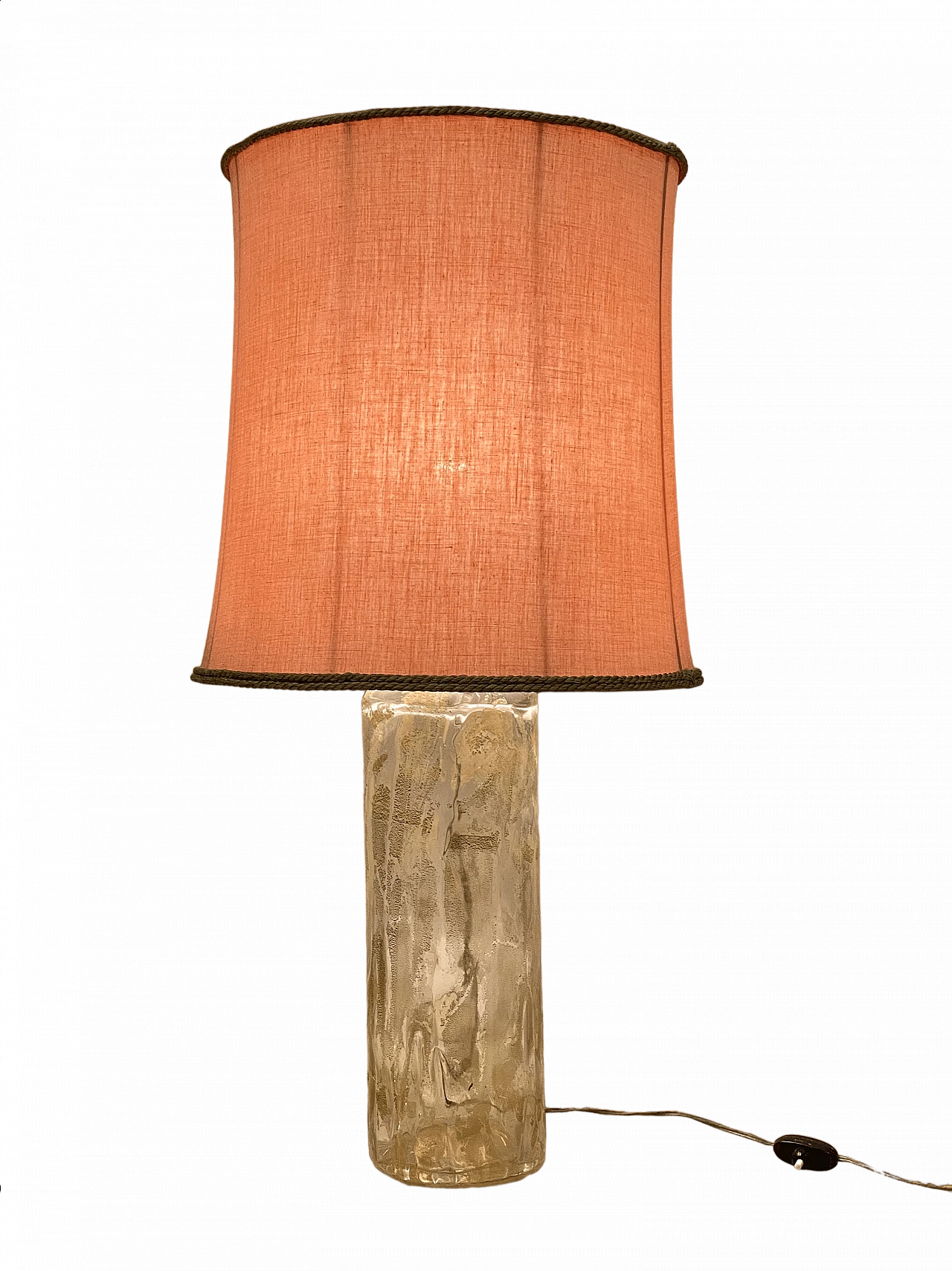 Lampada da tavolo in vetro di Barovier & Toso, anni '50 13