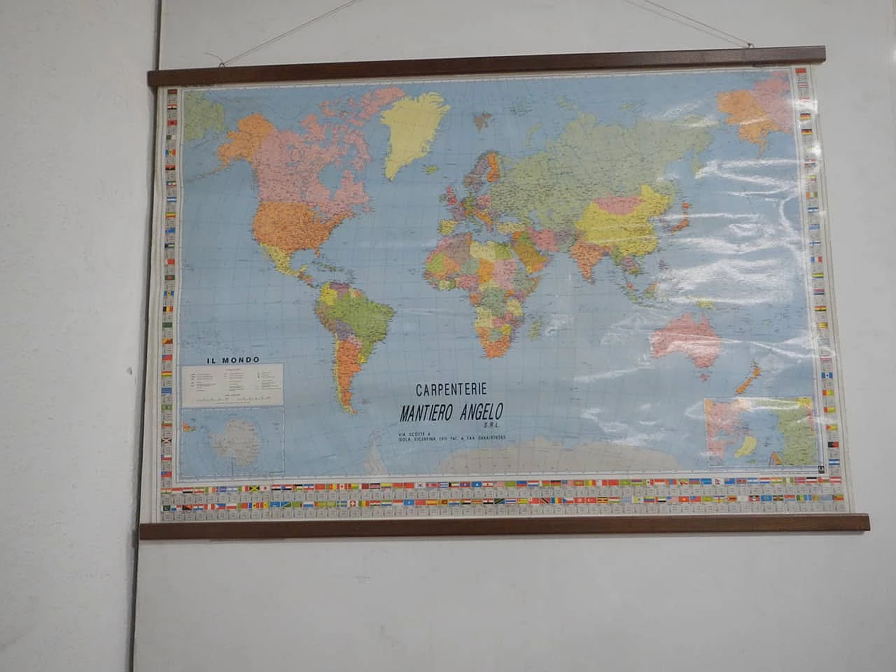 World map by Freytag & Berndt, 1980s 2