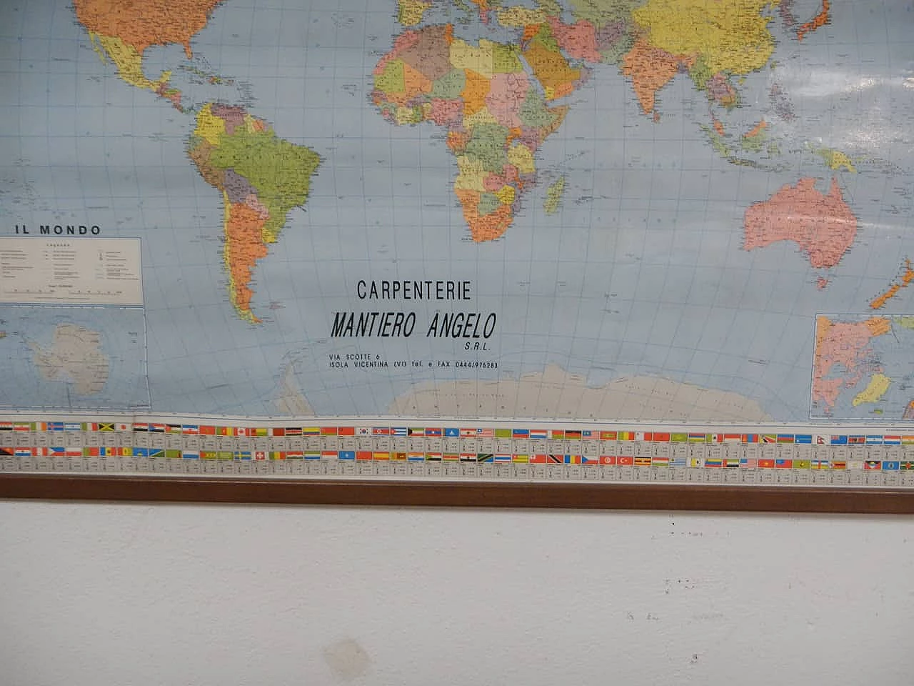 Carta geografica del mondo di Freytag & Berndt, anni '80 5