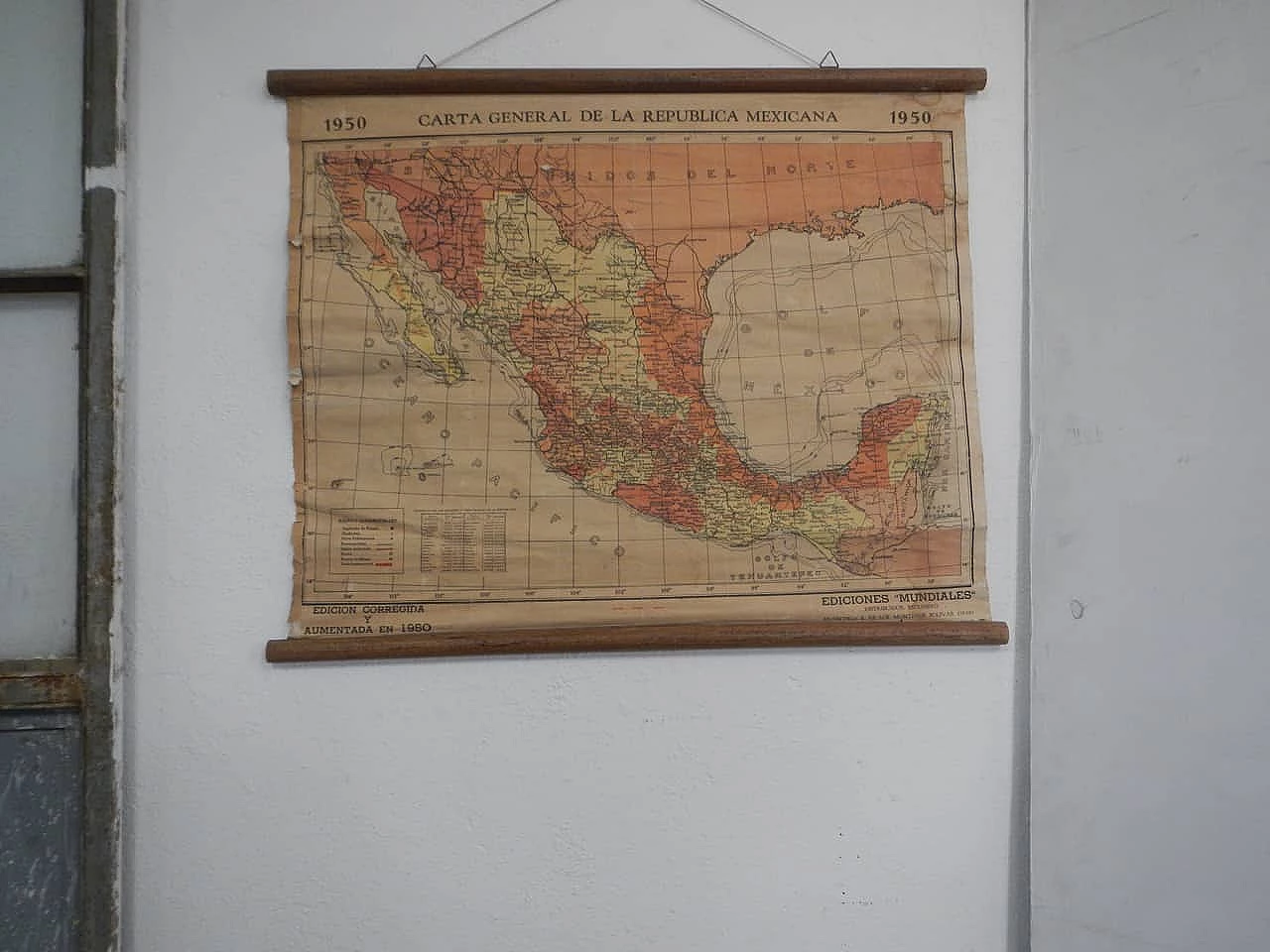 Map of the Mexican Republic, 1950 1