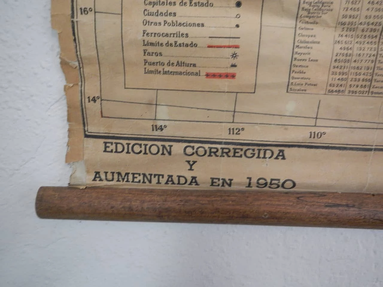 Map of the Mexican Republic, 1950 3