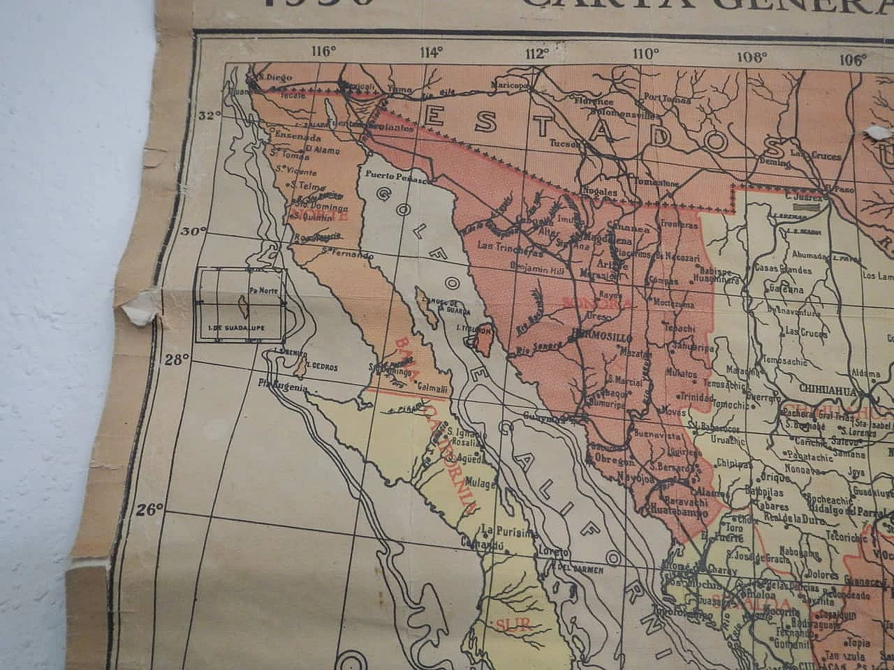 Map of the Mexican Republic, 1950 5