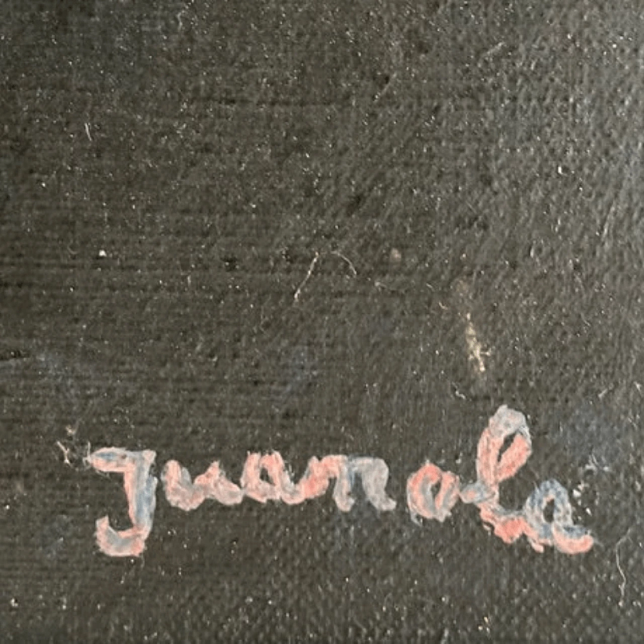 Still life with flowers and fruit, oil painting on canvas, 1950s 1