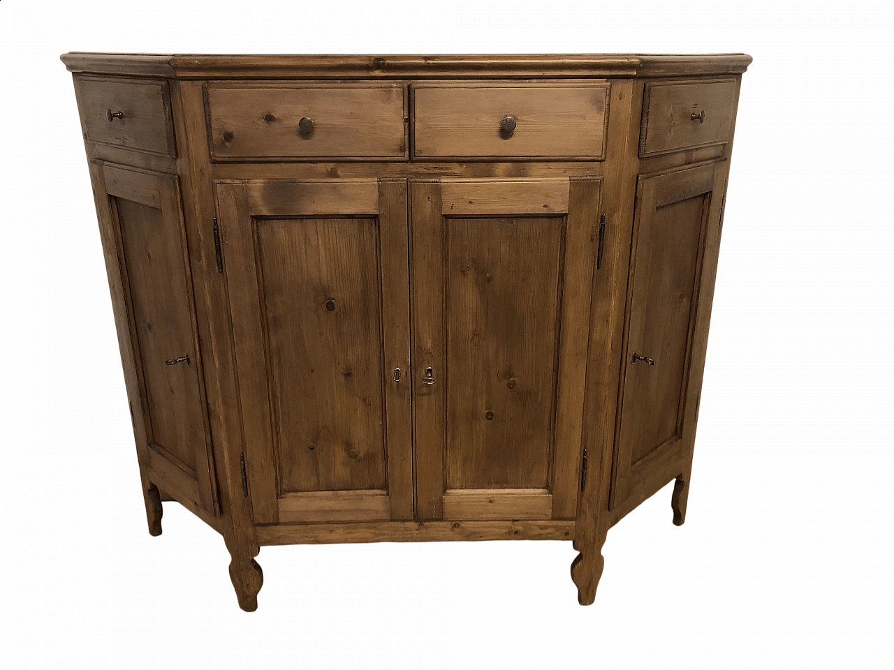 Spruce notched sideboard, late 19th century 12