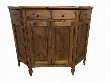 Spruce notched sideboard, late 19th century