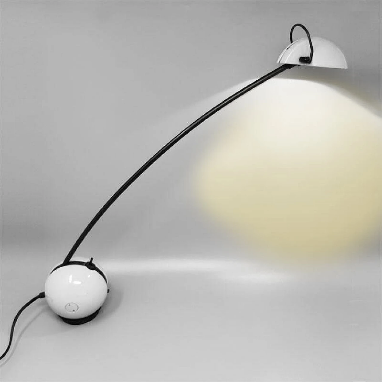 White Alina table lamp by Valenti, 1970s 3
