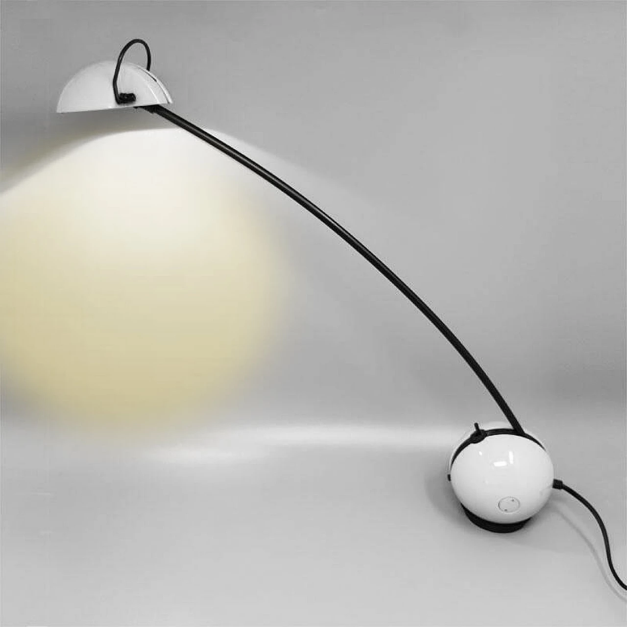 White Alina table lamp by Valenti, 1970s 4