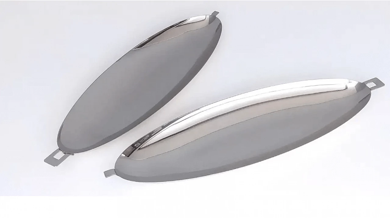 Pesciera in acciaio inox di Roberto Sambonet, anni '80 5