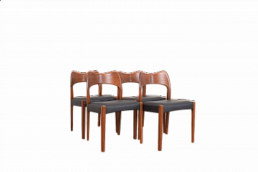 4 Chairs by Arne Hovmand-Olsen for Mogens Kold, 1960s