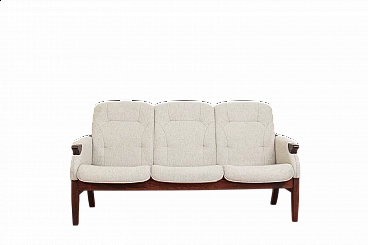 Danish mahogany-stained beech sofa, 1970s