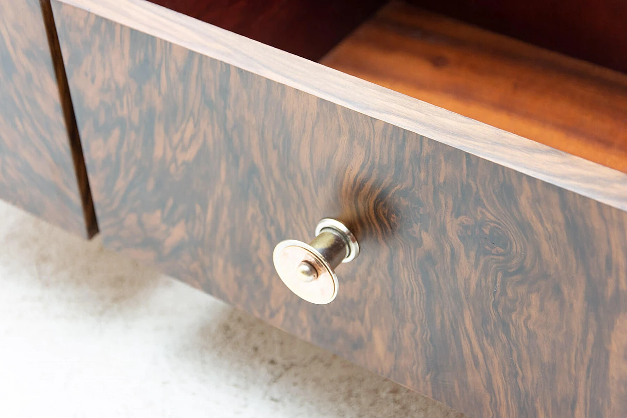 Art Deco walnut vanity table, 1930s 6
