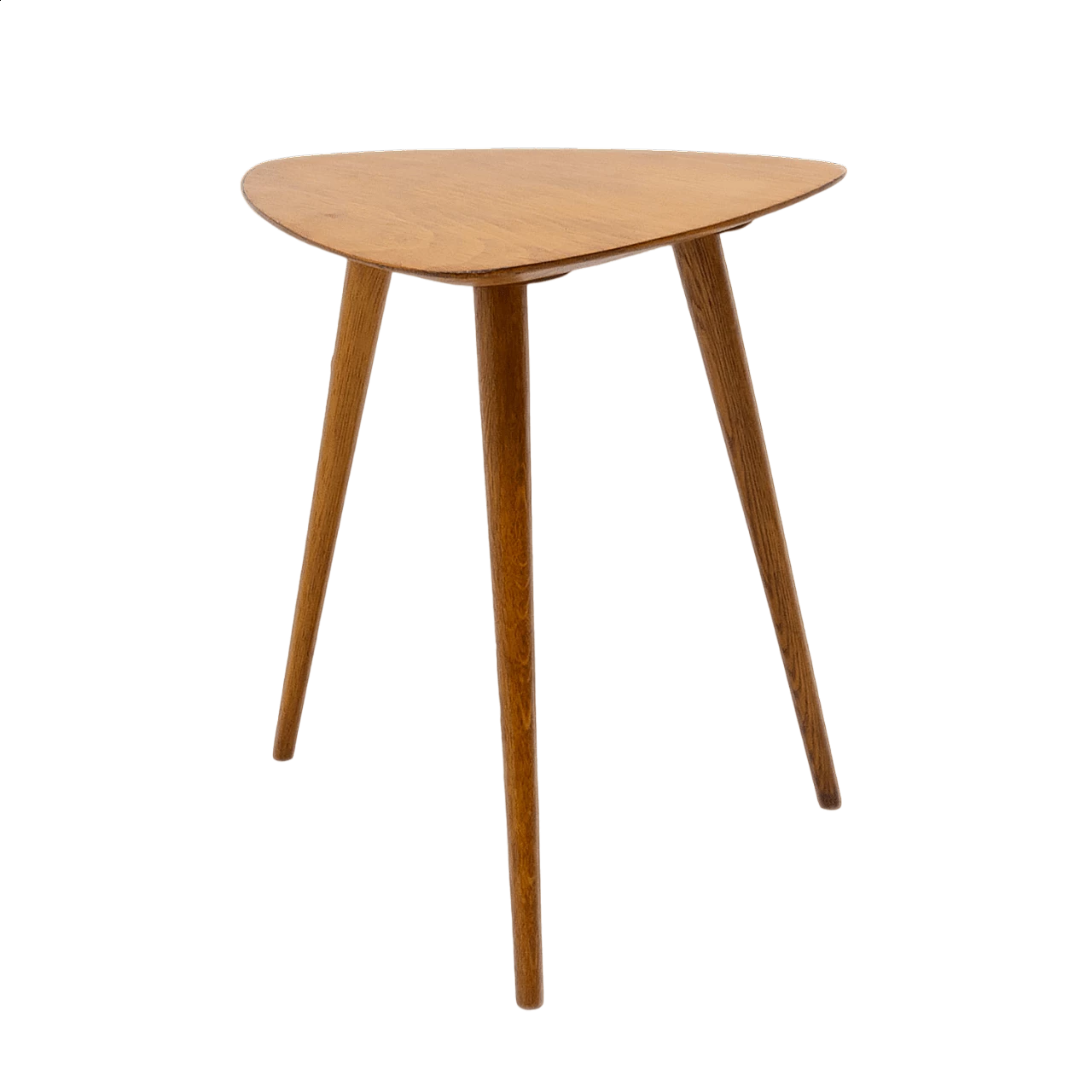 Beech tripod stool, 1960s 11