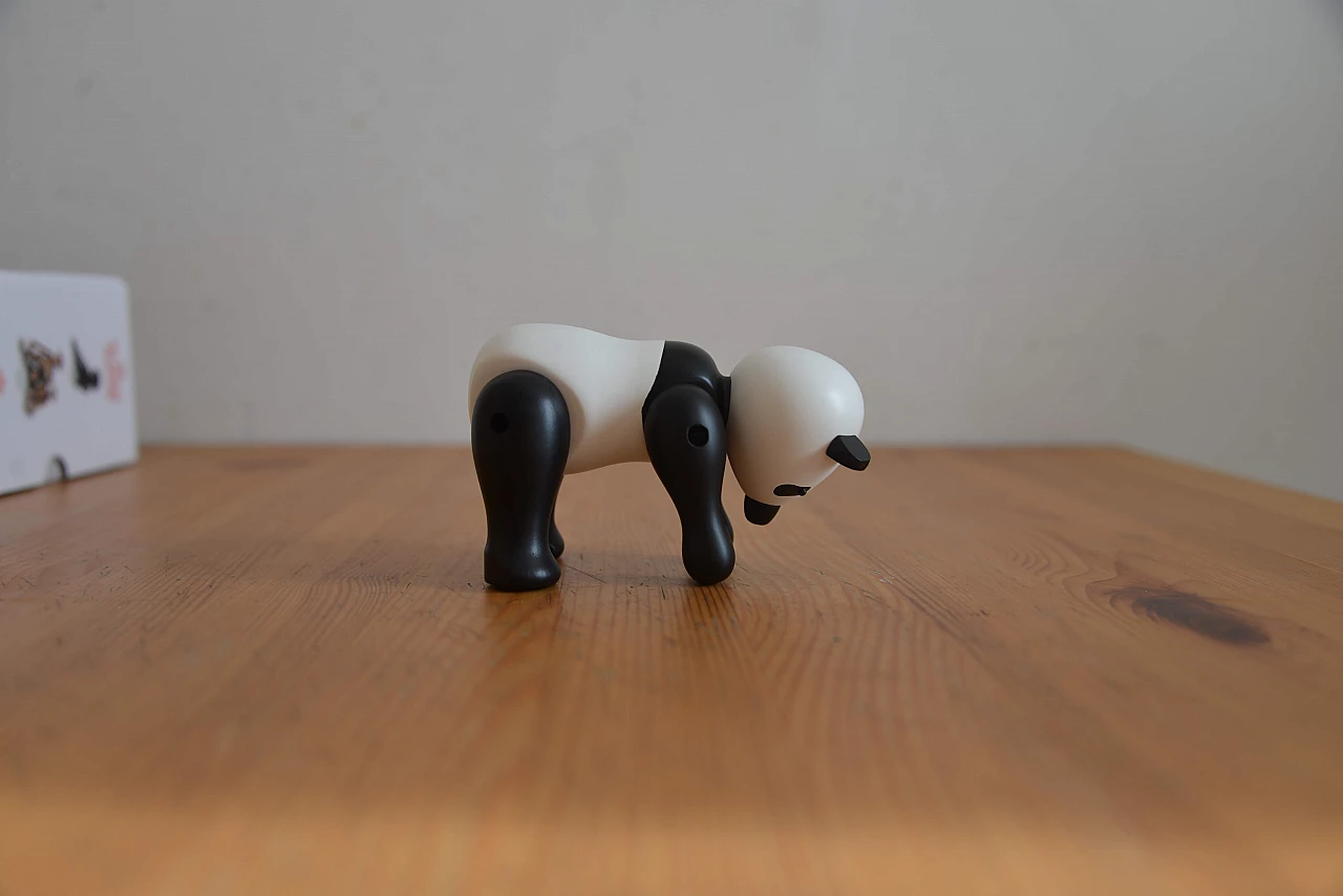 Wood Panda statuette by Kay Bojesen 10