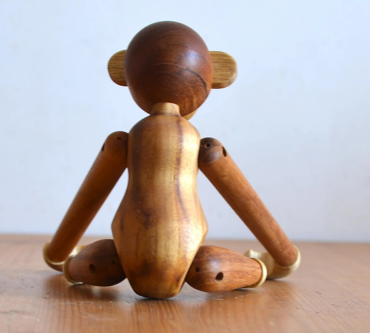 Wood Monkey statuette by Kay Bojesen, 1960s 3