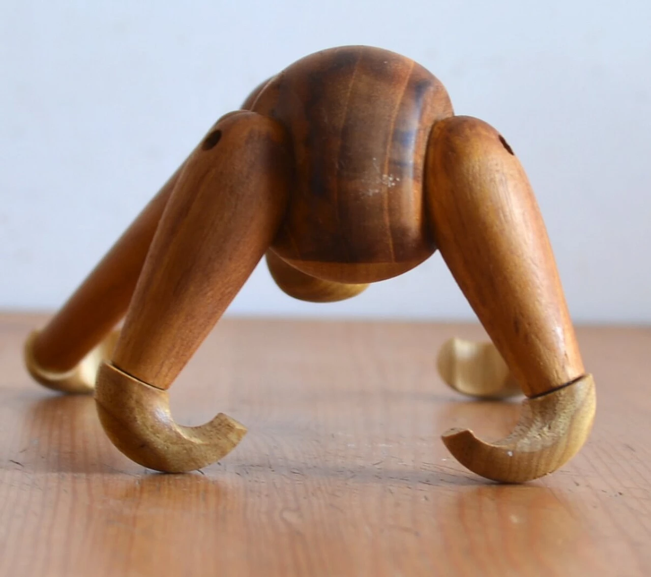 Wood Monkey statuette by Kay Bojesen, 1960s 5